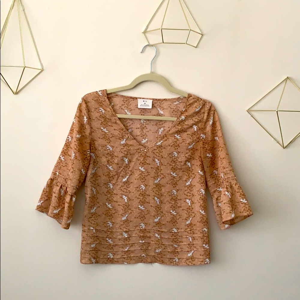 (3/$21) Pins & Needles | Coral Blouse